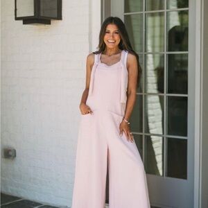 Chic Light Pink Jumpsuit
